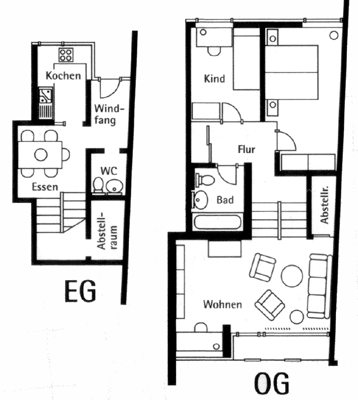 3 Zimmer Grundriss